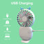  Personal Portable Folding Fan Speed Adjustable, Battery Operated 