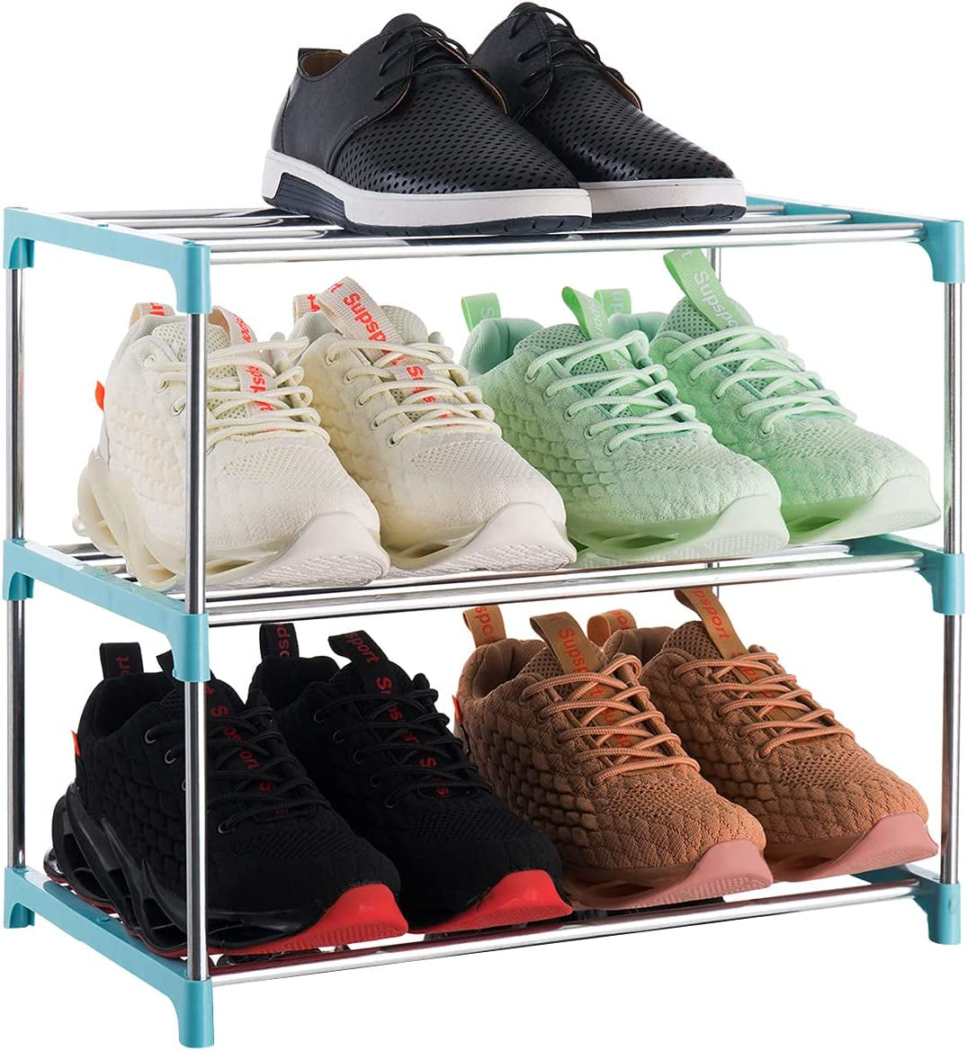  3-Tier Stackable Small Shoe Rack