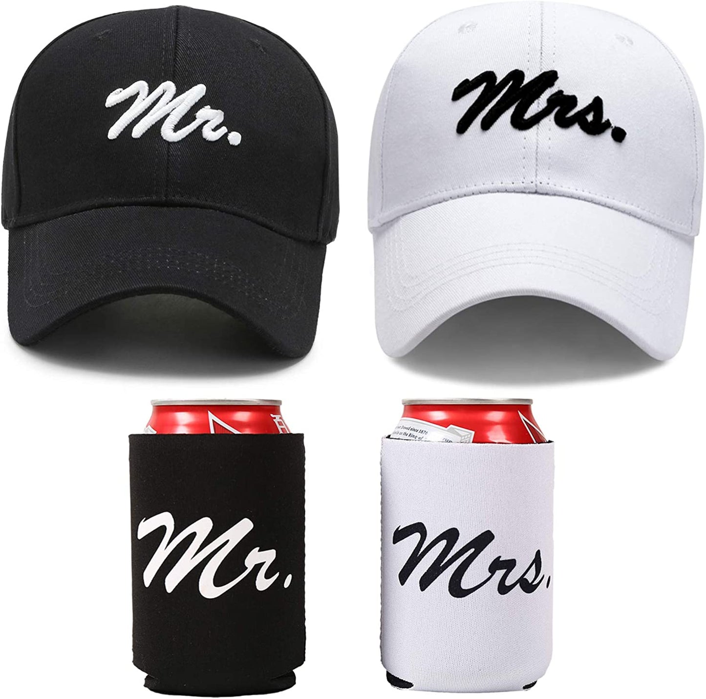 Bride and Groom Caps
