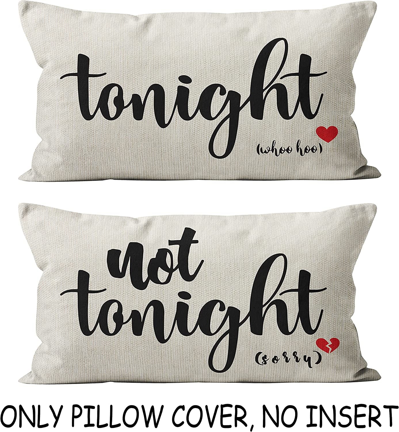 Funny Couples Reversible Soft Pillow Cove
