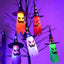 5 Pcs Halloween Witch Hat String Lights,Colored LED Lights Halloween Glowing Decoration for Yard Tree Garden Party Decor, Indoor and Outdoor 