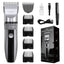 11 Piece Hair Clippers Kit - Cordless & Rechargeable