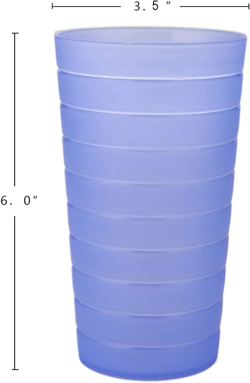 Set of 12 | Break Resistant 22 oz Plastic Cups