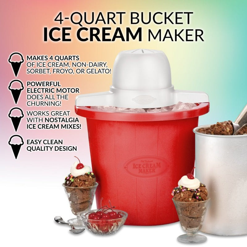 4 Quart Plastic Ice Cream Maker
