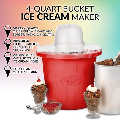  4 Quart Plastic Ice Cream Maker