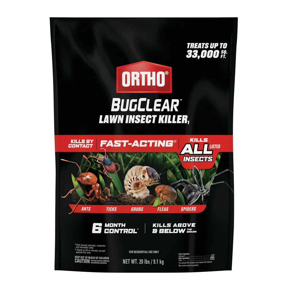 Ortho Bugclear Lawn Insect Killer1, 20 Lbs., Kills Insects by Contact