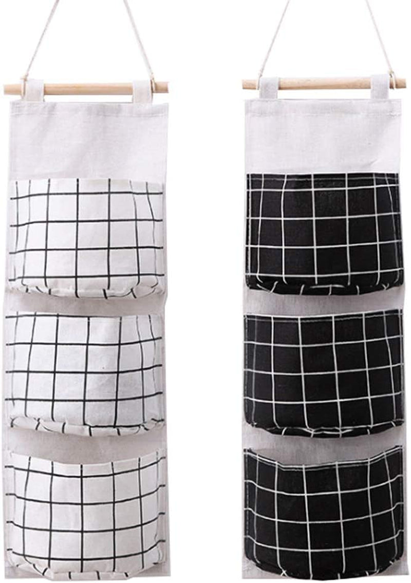  2 Packs Wall Hanging Storage Bags