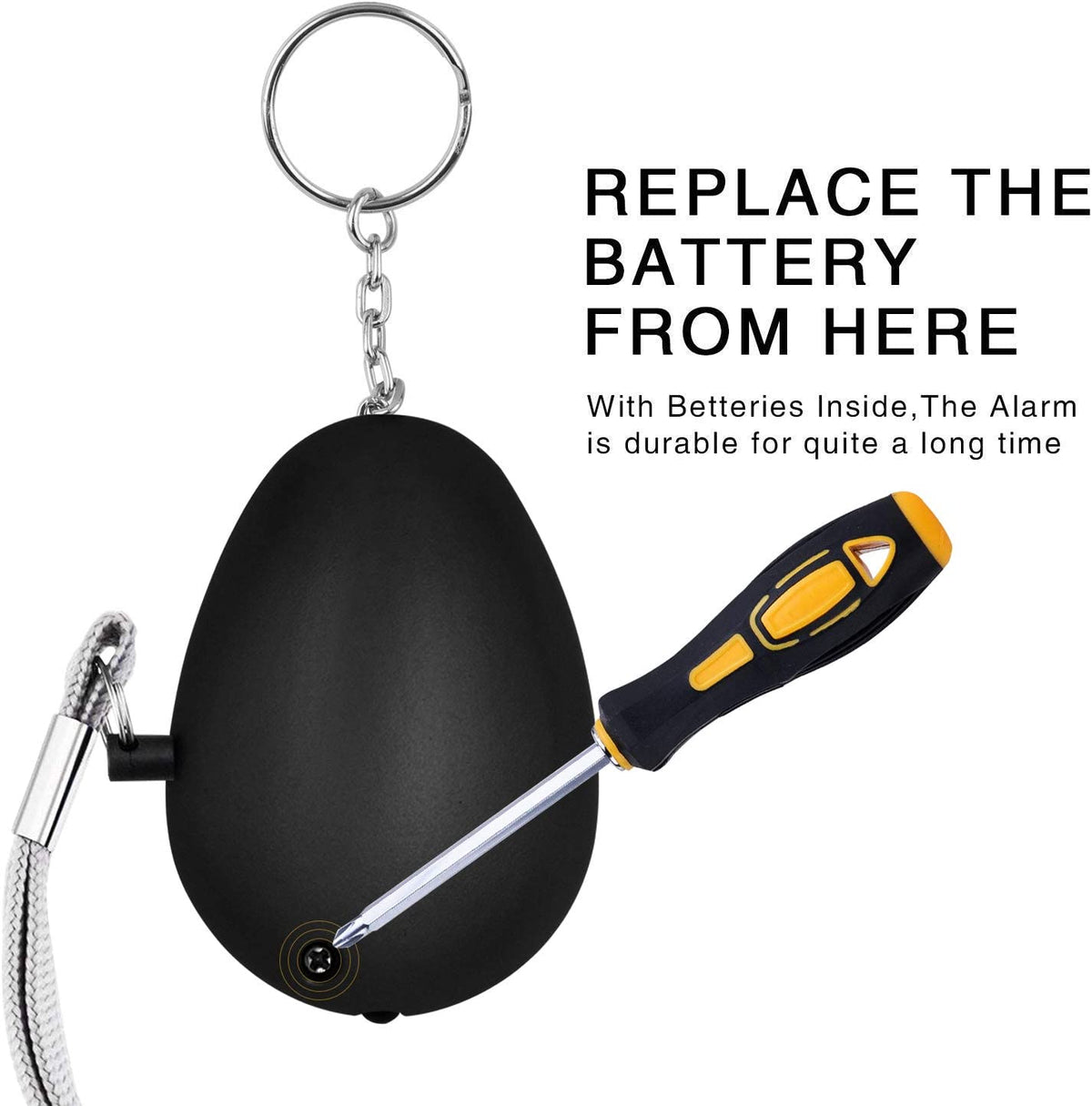 Security Keypass Keychain 6 Pack 140DB Personal Security Alarm Keychain with LED Lights – DealsXS.com