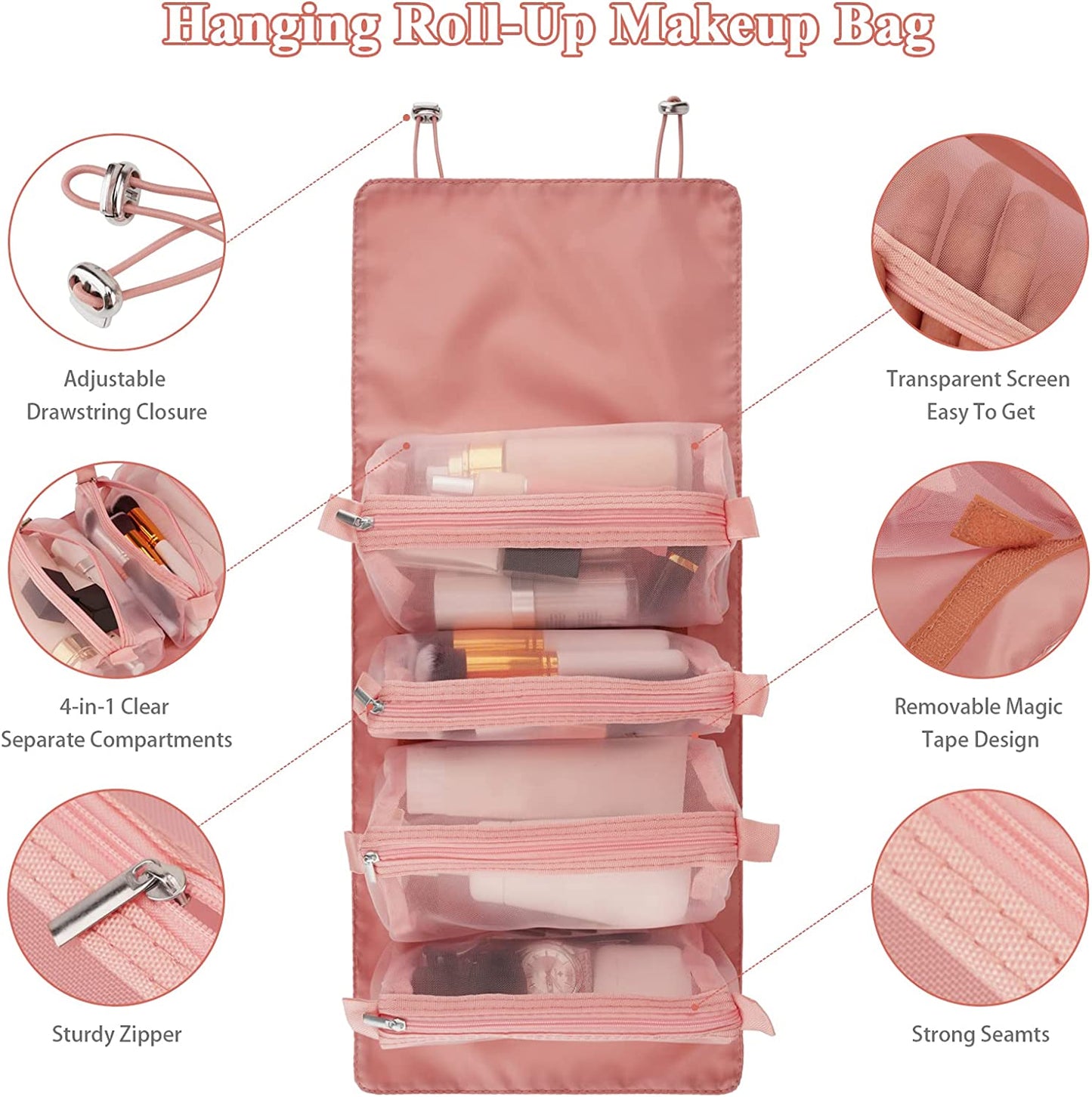 4 IN 1 Removable Makeup Bags 