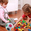 Puzzle Toy Set of 2 - Rainbow Puzzle Ball, 3D Maze Magic Cube - Exciting Puzzle Game for Boys and Girls