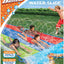  Kids Triple Racer Inflatable Water Slide, 16 Ft X 82 In, Outdoor Splash Toy