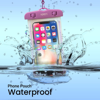 2 Pack Waterproof Phone Pouch