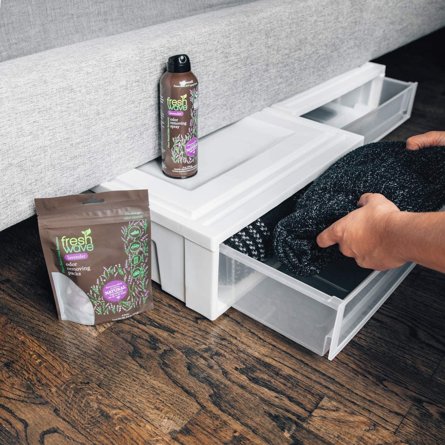 Fresh Wave Lavender Odor Eliminating & Deodorizing Packs | Bag of 6 