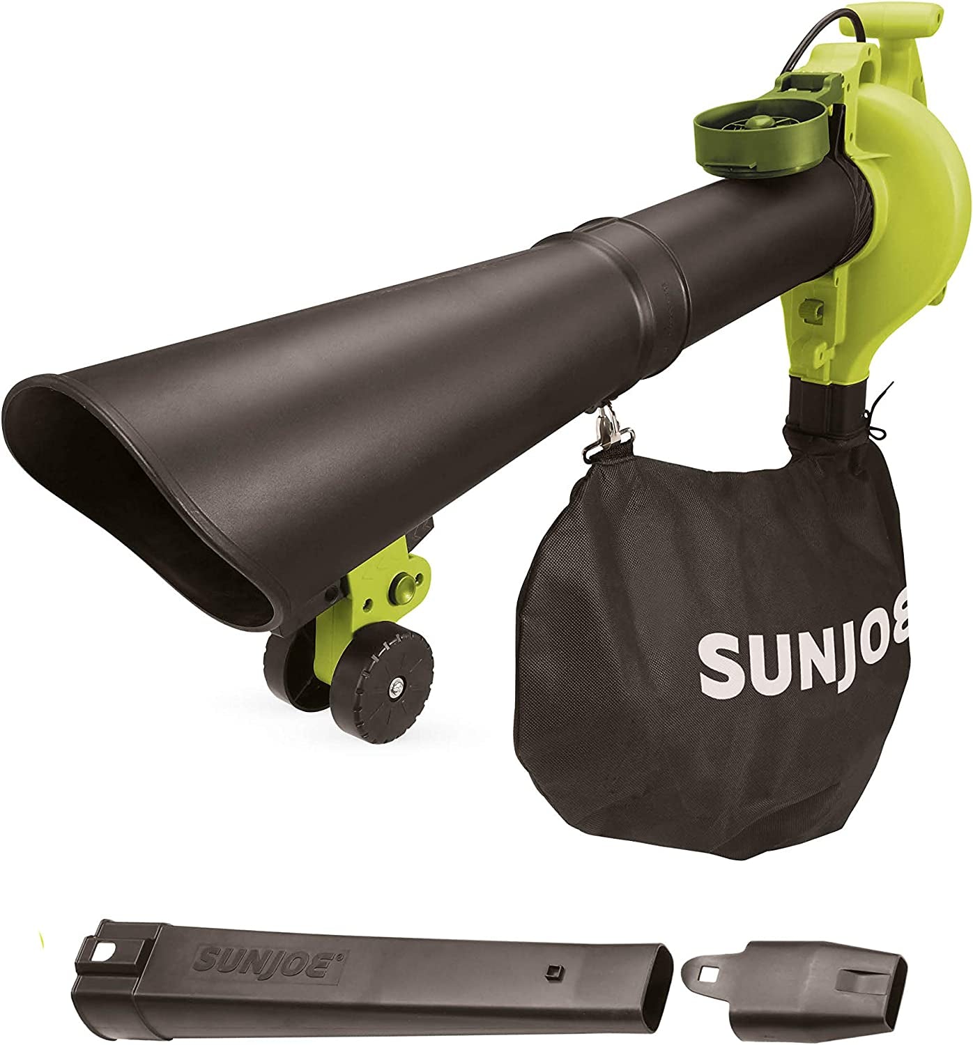 Sun Joe SBJ601E 10 Amp 215 Max MPH All-Purpose 2-Speed Electric Blower, Green