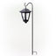  Solar Black 3-Function LED Light - Stake, Wall Light or Hanging, 30 Inch Tall