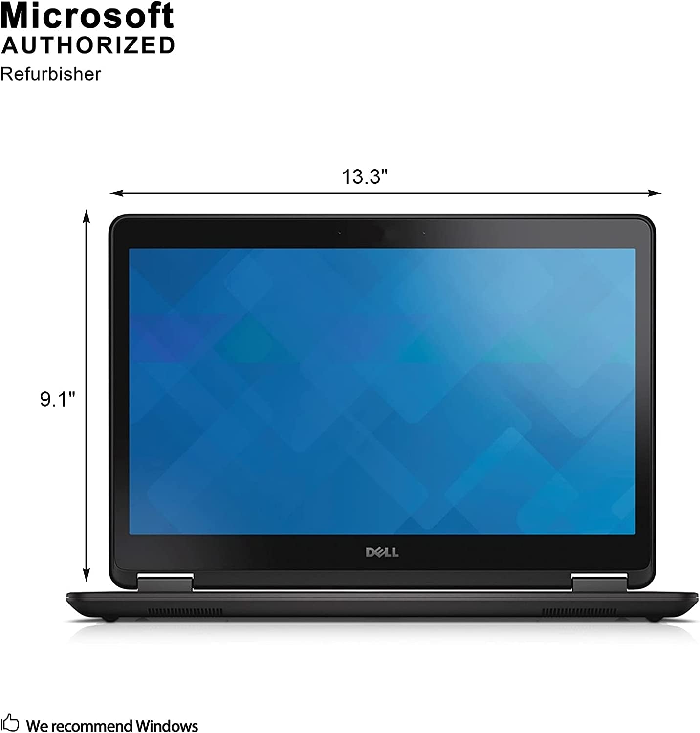 Dell Latitude E7450 UltraBook FHD (1920 x 1080) Business Laptop Intel Dual Core i7-5600U, 8GB Ram, 256GB Solid State SSD, HDMI, Camera, WIFI, Win 10 Pro (Renewed)