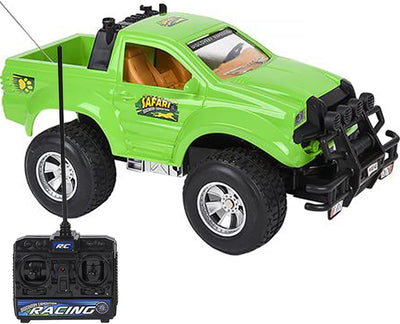 Artcreativity Remote Control Safari Monster Truck, Safari RC Toy Car, Battery Operated, Unique Birthday Gift for Boys and Girls, Large Carnival Game Prize