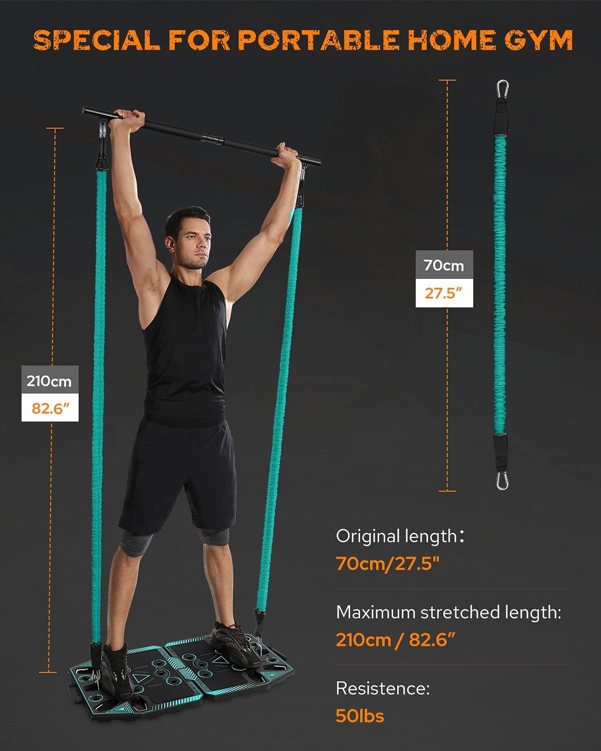  Resistance Bands for Portable Home Gym for Total Body Workouts