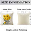 Set of 4 Decorative Farmhouse Pillow Cover - Sunflowers