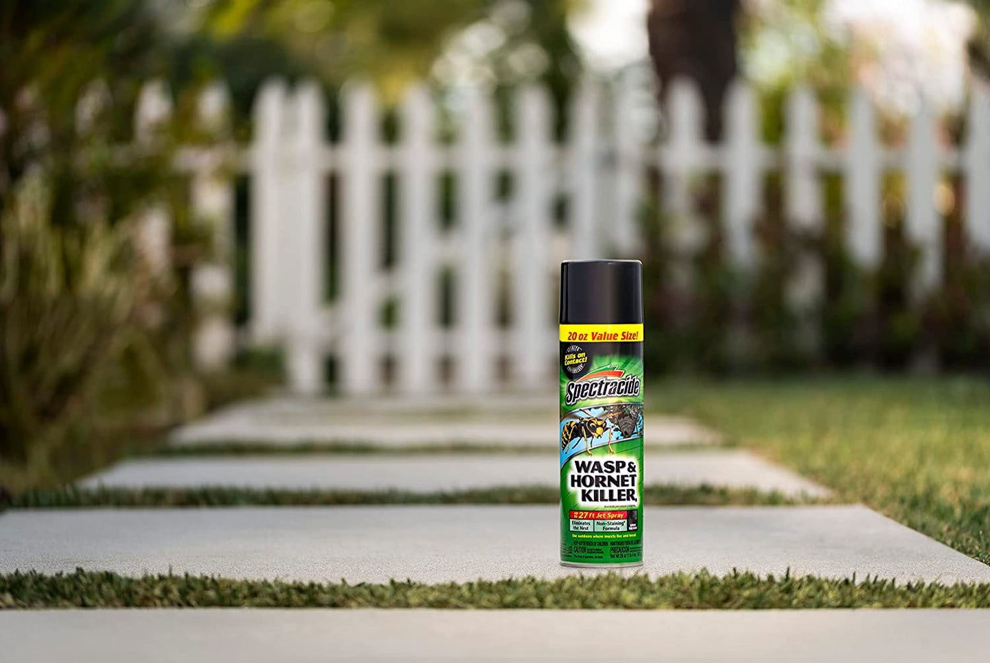 Spectracide Wasp & Hornet Killer Spray, Kills Wasps, Hornets and Yellow Jackets, Sprays Up To 27 Feet, 20 Ounce