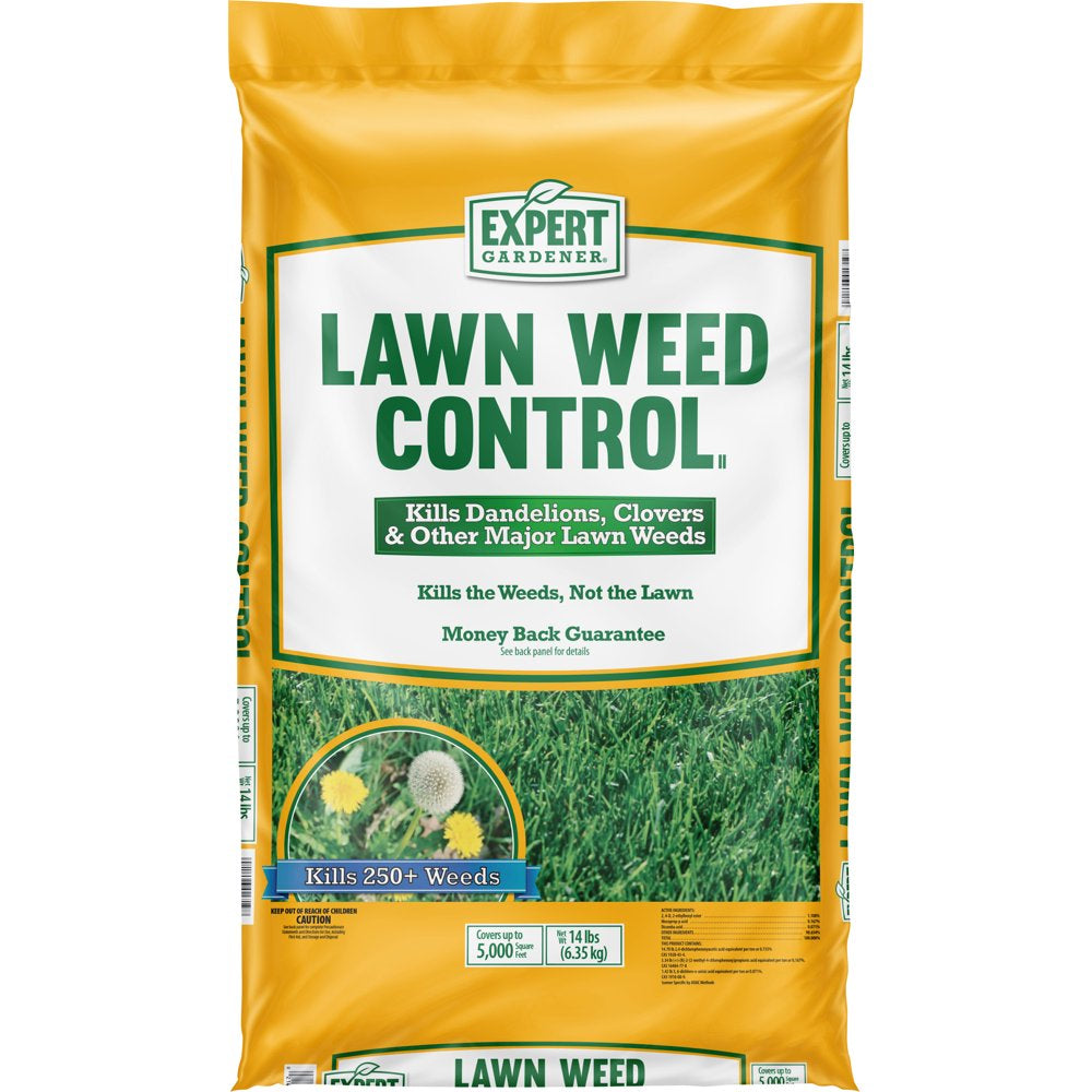 Expert Gardener Lawn Weed Control II Granule Herbicide, Covers 5,000 Sq. Ft.