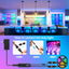 Nexillumi 50 Foot LED Strip Lights with Remote Music Sync LED Lights for Bedroom Color Changing SMD5050 RGB LED Strip Lights