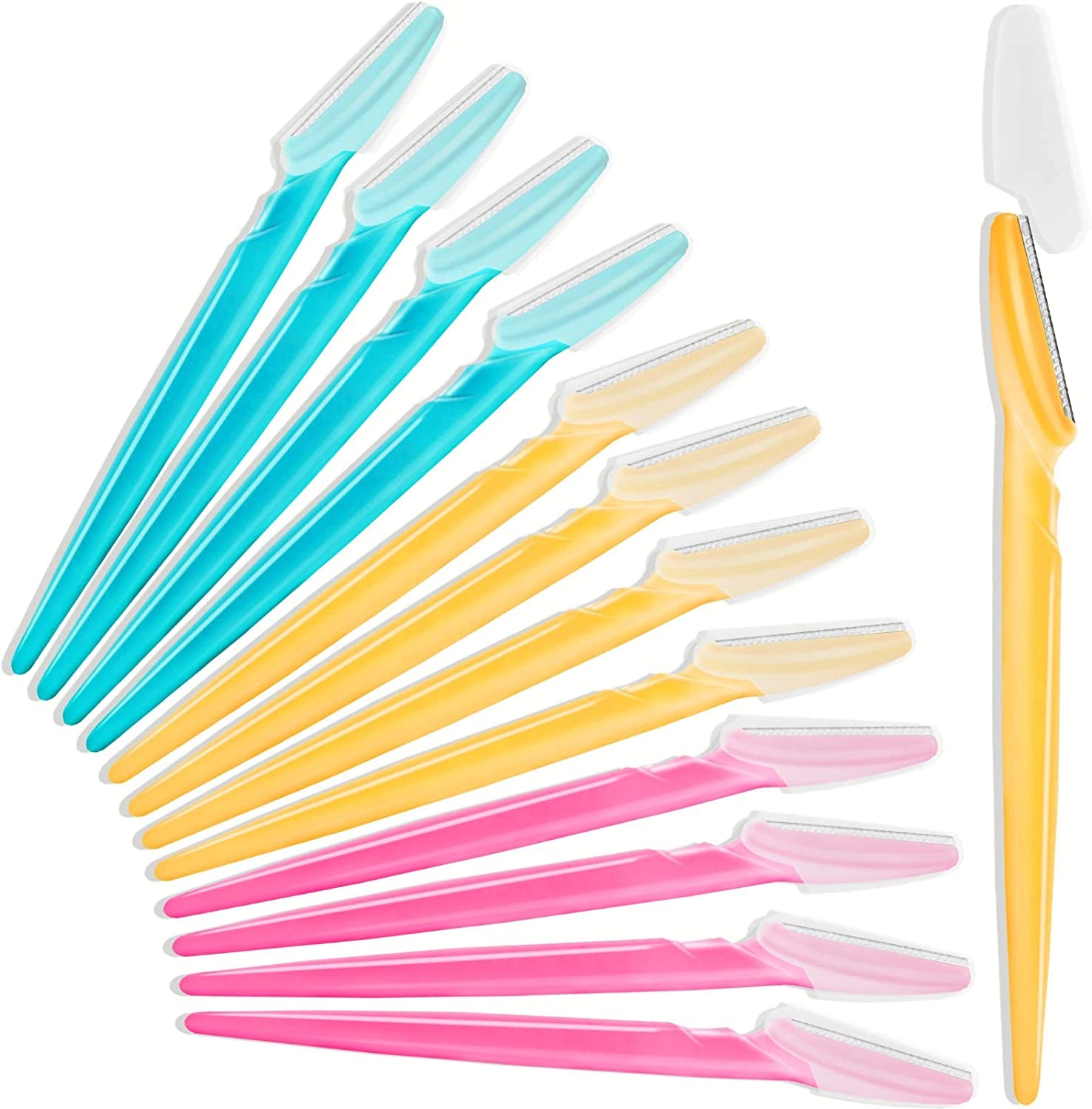 12 Pcs Eyebrow Razor