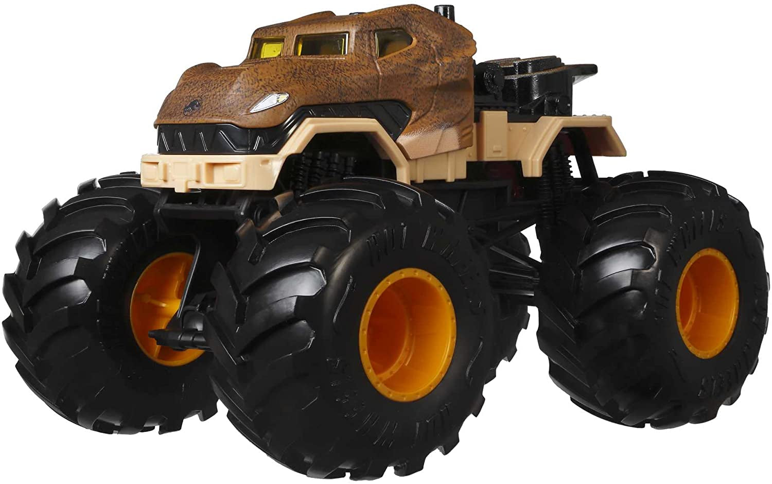 Hot Wheels Monster Truck 1:24 Scale Taxi Vehicle with Giant Wheels for Kids Age 3 to 8 Years Old Great Gift Toy Trucks Large Scales