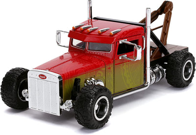 Fast & Furious Presents: Hobbs & Shaw Hobbs' 1:24 Custom Peterbilt Truck Die-Cast Car, Toys for Kids and Adults