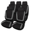 Premium Quality 5-Seat Auto Car Seat Covers Front Rear Head Rest Cover Protector Universal