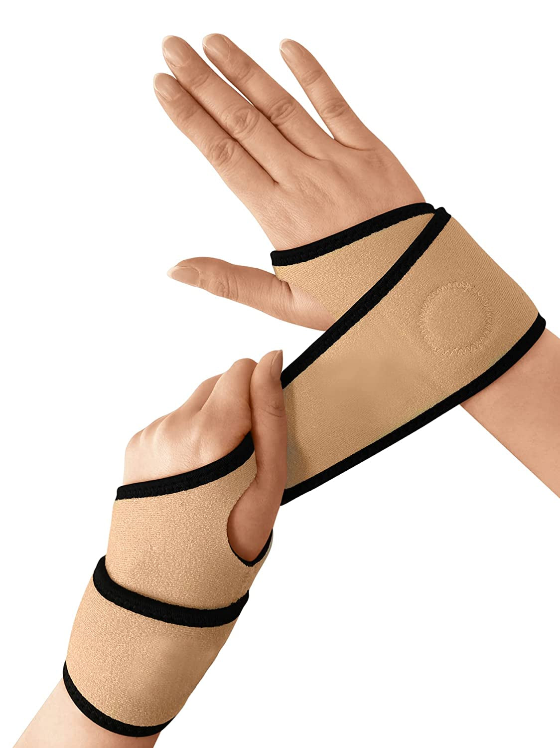 Doctor Developed Premium [Single] Carpal Tunnel Night Wrist Brace & Support (With Splint) & Doctor Written Handbook - Fully Adjustable with Comfort Padding & Shaping