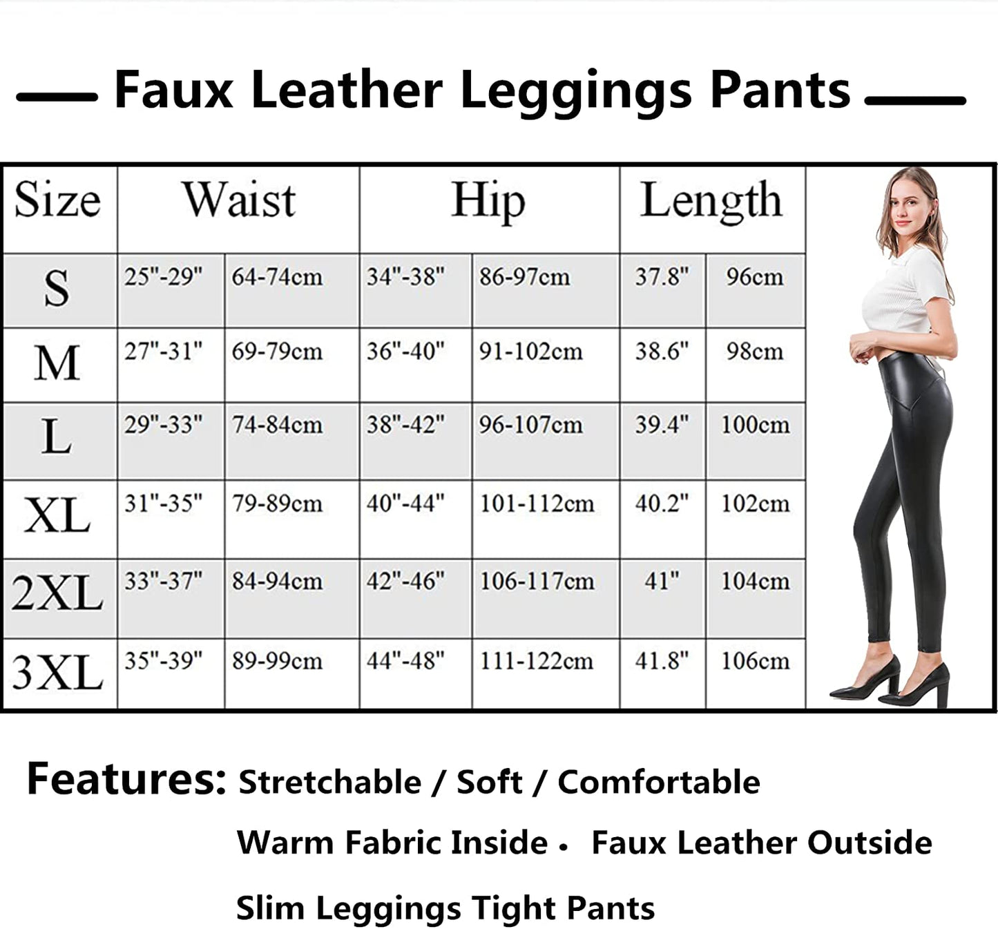 Women's Faux leather Leggings