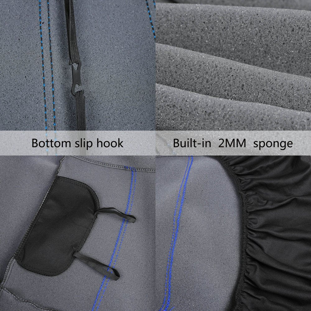 Premium Quality 5-Seat Auto Car Seat Covers Front Rear Head Rest Cover Protector Universal