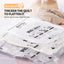6 Pack Vacuum Storage Bags, Space Saver Bags Compression Storage Bags For