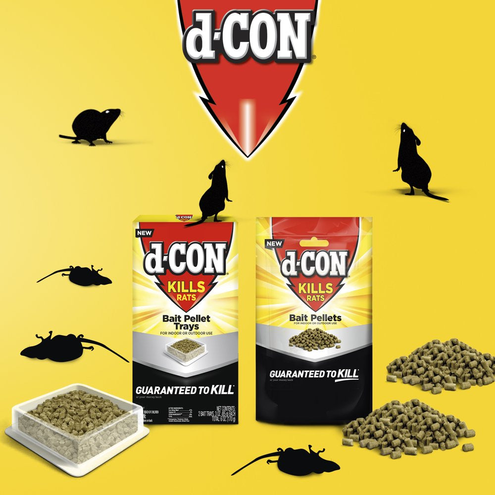 D-Con Bait Pellet Bag, 8 Oz