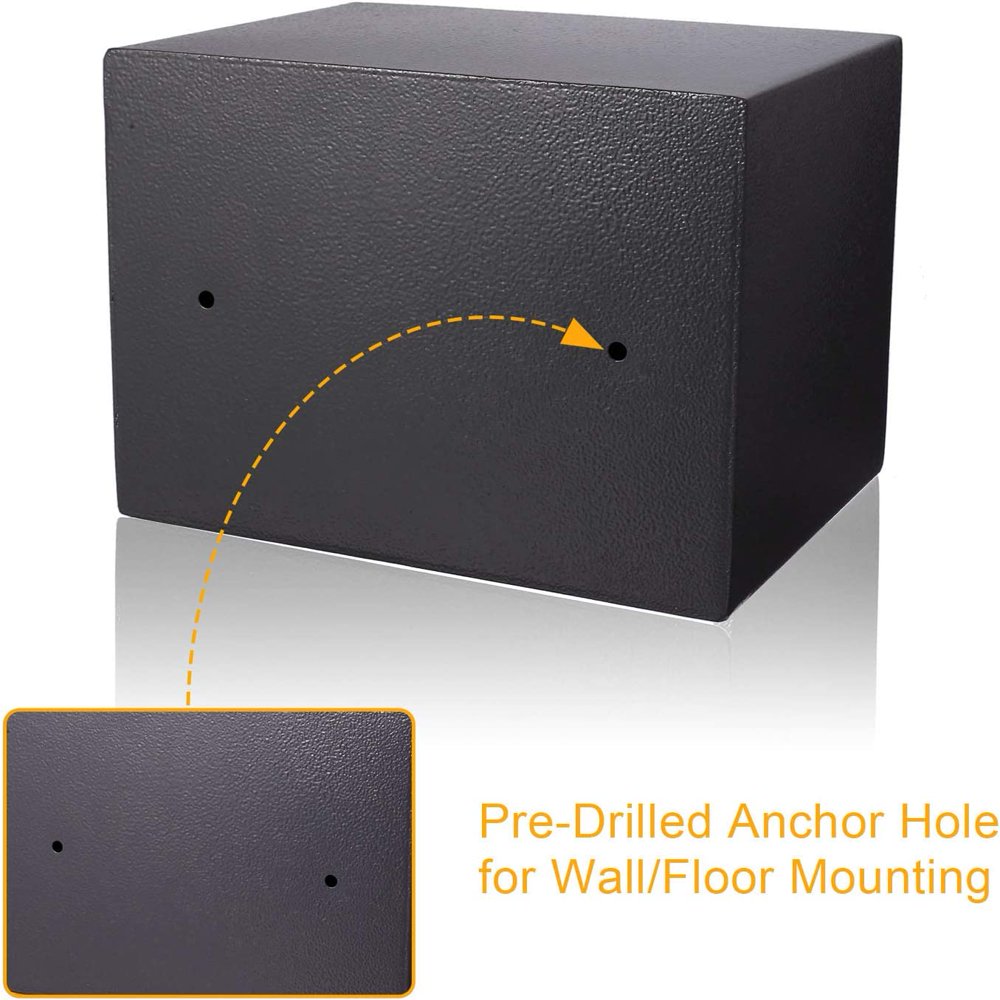 Fireproof Waterproof Safe, Includes 4 X AA Batteries