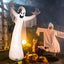 12Ft Inflatable Halloween Blow up Ghost Decoration W/ Built-In LED Light
