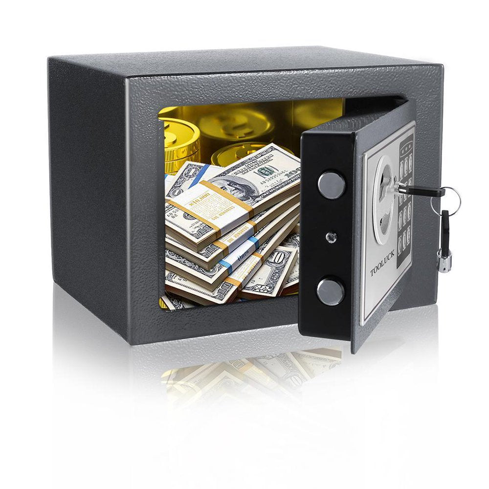 Fireproof Waterproof Safe, Includes 4 X AA Batteries