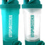 2-Pack Shaker Bottle - 24 Ounce Protein Shaker Bottle for Pre & Post workout drinks - Classic Protein Mixer Shaker Bottle with Twist and Lock Protein Box Storage