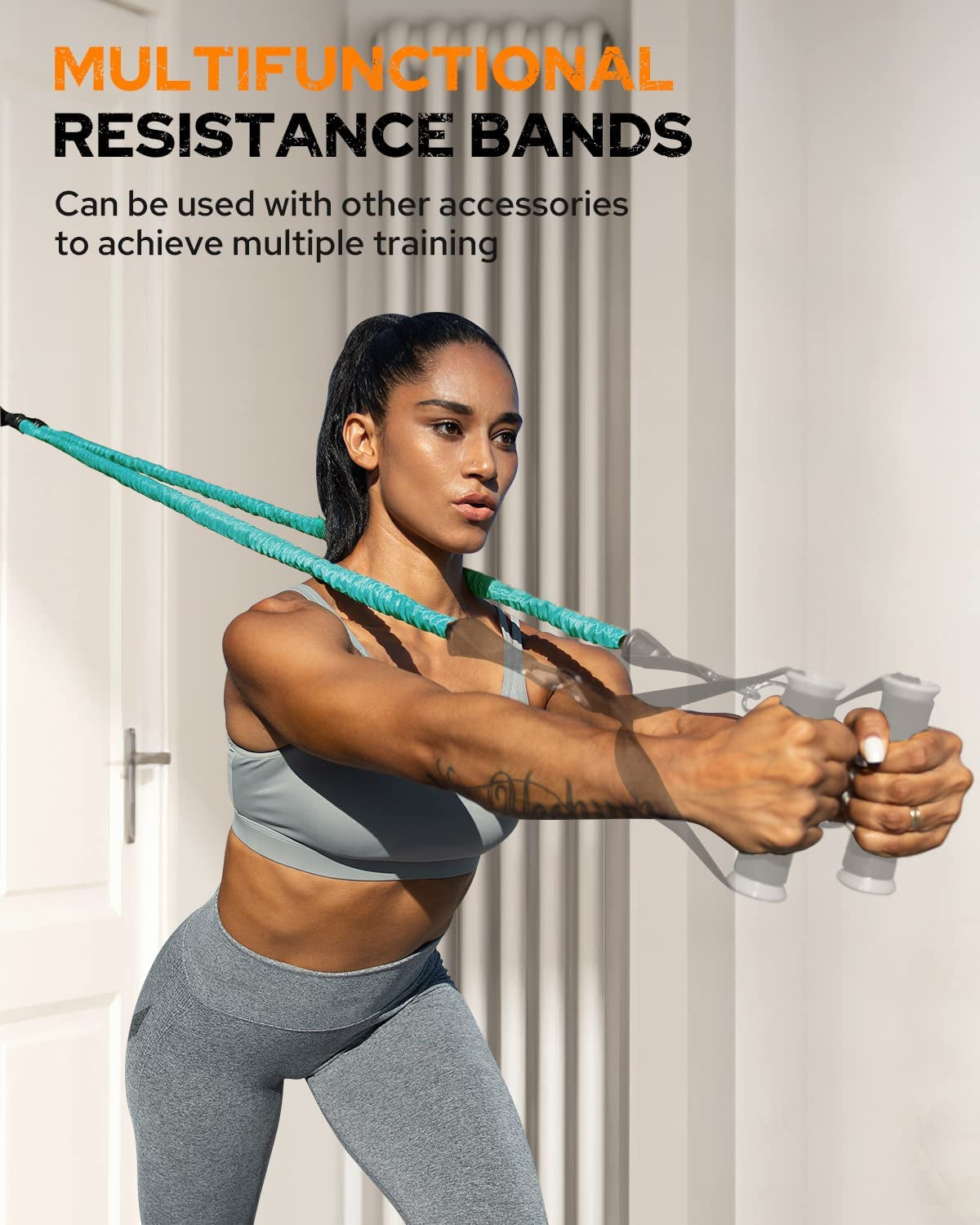  Resistance Bands for Portable Home Gym for Total Body Workouts