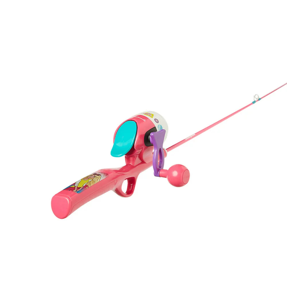 Barbie Kit 2'6" Spincast Combo - Kids Fishing Combo