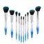 10pcs Colorful Diamond Cosmetic Kabuki Brushes