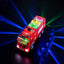 Electric Fire Truck Kids Toy - with Bright Flashing 4D Lights & Real Siren Sounds | Bump and Go Firetruck for Boys | Automatic Steering on Contact | Fire Engine Toy Trucks for Imaginative Play