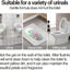 Toilet Stain Removal Cleaning Air Freshener, 72 Flower Stamps