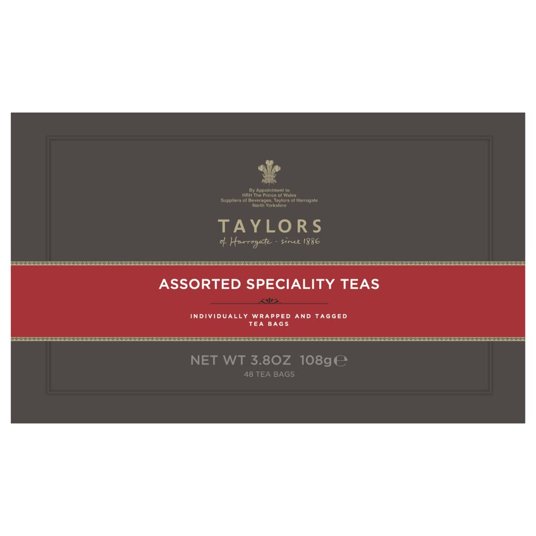 Taylors of Harrogate Assorted Specialty Teas Box , 48 Count