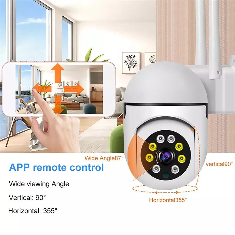 Oenbopo 2.4Ghz & 5G Security Camera, 1080P Wireless Security Cameras Outdoor, 360 Degrees outside Surveillance Cameras for Home Security with Motion Detection, 2-Way Audio