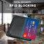 Mens Wallet Super Large Capacity Bifold RFID Blocking