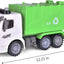 12.2" Garbage Truck Toys with Lights and Sounds, Friction Powered Recycling Truck, Toy Trucks for Kids
