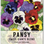 Swiss Giants Pansy Seeds for Planting (Viola wittrockiana) Single Package of 600 Seeds - Heirloom, Untreated, Attracts Monarch Butterflies