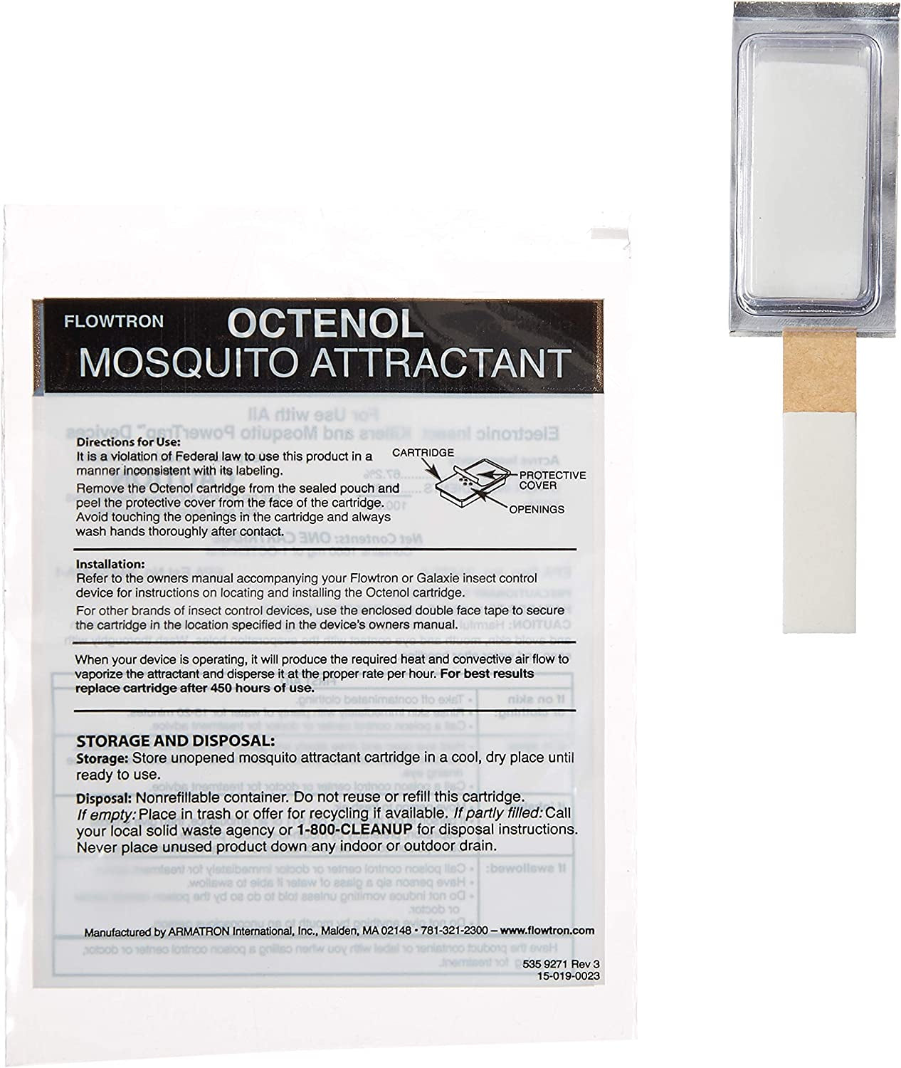 Flowtron MA-1000 Octenol Mosquito Attractant Cartridge